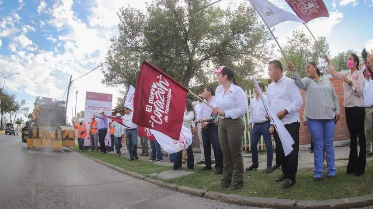 Arranque de obra en Nuevo Laredo, Tamaulipas